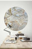 KOMAR Vliestapete "Marble Sphere" Tapeten 125x125 cm (Breite x Höhe), rund und