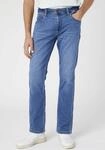 Straight-Jeans WRANGLER "GREENSBORO", Herren, Gr. 30, L&auml;nge 34, blau...