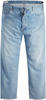 Straight-Jeans LEVI'S PLUS "501 LEVI'SORIGINAL B&T" Gr. 46, Länge 32, blau (stretch