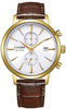 Chronograph CITIZEN "CA7062-15A" Armbanduhren braun Herren Solaruhren Armbanduhr,