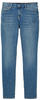 Skinny-fit-Jeans TOM TAILOR Gr. 34, Länge 32, blau (used mid stone) Damen Jeans