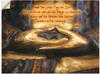 Wandbild ARTLAND "Weisheit" Bilder Gr. B/H: 120 cm x 90 cm, Wandaufkleber -...