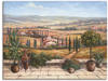 Wandbild ARTLAND "Terrasse" Bilder Gr. B/H: 120 cm x 90 cm, Leinwandbild...