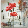 Artland Wandbild "Klatschmohn", Blumen, (1 St.), als Leinwandbild, Poster,