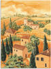 Wandbild ARTLAND "Landschaft Italien" Bilder Gr. B/H: 90 cm x 120 cm,