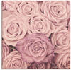 Artland Wandbild "Rosen", Blumen, (1 St.), als Leinwandbild, Wandaufkleber in