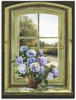 Artland Wandbild "Hortensien am Fenster", Arrangements, (1 St.), als Alubild,