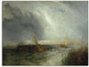 Leinwandbild ARTLAND "Ostende. 1844" Bilder Gr. B/H: 80 cm x 60 cm, Gewässer,...