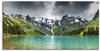 Wandbild ARTLAND "Bergsee" Bilder Gr. B/H: 100 cm x 50 cm, Leinwandbild Berge