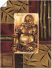 Artland Wandbild "Lachender Buddha", Religion, (1 St.), als Leinwandbild,...