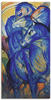 Wandbild ARTLAND "Turm der blauen Pferde. 1913" Bilder Gr. B/H: 75 cm x 150 cm,