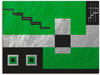 Leinwandbild ARTLAND "Modern I" Bilder Gr. B/H: 60 cm x 45 cm, Muster, 1 St., grün