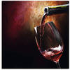Artland Wandbild "Wein - Rotwein", Getränke, (1 St.), als Alubild, Outdoorbild,