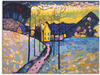 Leinwandbild ARTLAND "Winterlandschaft I. 1909" Bilder Gr. B/H: 60 cm x 45 cm,...