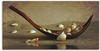 Leinwandbild ARTLAND "Muschelschiffchen" Bilder Gr. B/H: 150 cm x 75 cm, Zen, 1...