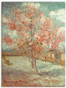 Wandbild ARTLAND "Blühender Pfirsichbaum, 1888" Bilder Gr. B/H: 60 cm x 80 cm,