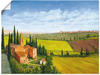 Artland Wandbild "Stadt in der Toskana", Europa, (1 St.), als Leinwandbild,...