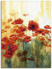 Artland Wandbild "Mohnwiese", Blumen, (1 St.), als Alubild, Outdoorbild,