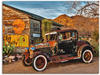 Wandbild ARTLAND "Oldtimer Route 66 Hackberry" Bilder Gr. B/H: 60 cm x 45 cm,