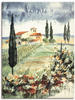 Wandbild ARTLAND "Toskana I" Bilder Gr. B/H: 60 cm x 80 cm, Leinwandbild...