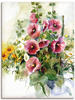 Wandbild ARTLAND "Blumen Zusammenstellung I" Bilder Gr. B/H: 60 cm x 80 cm,