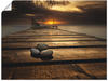 Artland Wandbild "Sonnenaufgang am Schwarzen Meer", Sonnenaufgang & -untergang,...