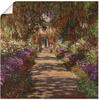 Artland Wandbild "Weg in Monets Garten in Giverny. 1902", Garten, (1 St.), als