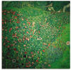 Leinwandbild ARTLAND "Italienische Gartenlandschaft" Bilder Gr. B/H: 70 cm x 70...