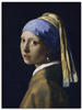 Wandbild ARTLAND "Das Mädchen mit dem Perlenohrgehänge" Bilder Gr. B/H: 60 cm...