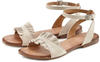 Sandale LASCANA Gr. 44, beige Damen Schuhe Schaftsandaletten Sandalette,...