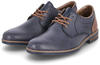 Schnürschuh RIEKER Gr. 40, bunt (dunkelblau, braun) Herren Schuhe Business mit