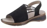 Riemchensandale ARA "HAWAII", Damen, Gr. 36, blau (dunkelblau), Veloursleder,...
