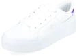Sneaker LACOSTE "lacoste Sneaker Leder/Textil", Damen, Gr. 37, wei&szlig; (wei&szlig;, pink),