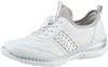 Slip-On Sneaker RIEKER Gr. 36, weiß (weiß, beige) Damen Schuhe Sneaker...