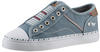 Slip-On Sneaker MUSTANG SHOES "Schlupfschuh, Freizeitschuh" Gr. 40, blau...