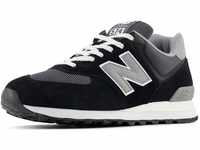 Sneaker NEW BALANCE "U574" Gr. 40, schwarz (schwarz, grau) Schuhe New Balance