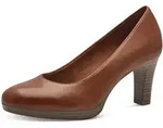 Pumps TAMARIS, Damen, Gr. 40, braun (cognac used), Leder, Schuhe Pumps,