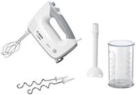 BOSCH Handmixer "ErgoMixx MFQ36440, Edelst. R&uuml;hrbesen/Knethaken, 5 Stufen, Mixfu&szlig;,