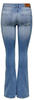 Bootcut-Jeans ONLY "ONLBLUSH LIFE MID FLARED DNM TAI467 NOOS" Gr. M (38), Länge 34,