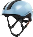 Fahrradhelm ABUS "HUD-Y" Gr. M, blau (iced blau), Helme, M Kopfumfang: 54cm - 58cm