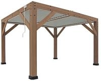 WESTMANN Pergola "Karl" 100 % FSC-zertifiziertes Zedernholz, Dach aus Aluminium