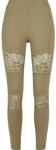 URBAN CLASSICS Leggings "Urban Classics Damen Ladies Laces Inset Leggings"