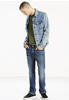 5-Pocket-Jeans LEVI'S "513 SLIM STRAIGHT" Gr. 29, Länge 32, blau (emgee) Herren