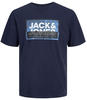 Jack & Jones Kurzarmshirt "JCOLOGAN TEE SS CREW NECK SS24 LN"