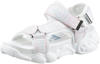 Riemchensandale BUFFALO "CLD TEC" Gr. 37, rosa (weiß, rosa) Damen Schuhe...