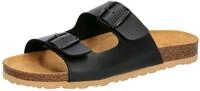 Pantolette LICO "Pantolette Bioline Man", Herren, Gr. 36, schwarz, Synthetik, Schuhe