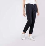 MAC Chinohose "CHINO turn up" mit dezentem Glanz, elegant und sportiv zugleich