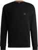 Sweatshirt BOSS ORANGE "Westart" Gr. M, schwarz (001_black) Herren Sweatshirts mit
