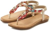 LASCANA Zehentrenner "Sommerschuh, Sandalette, offener Schuh," Sandale mit