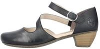 Pumps RIEKER, Damen, Gr. 36, schwarz, Leder, Synthetik, festlich, Schuhe Pumps,
